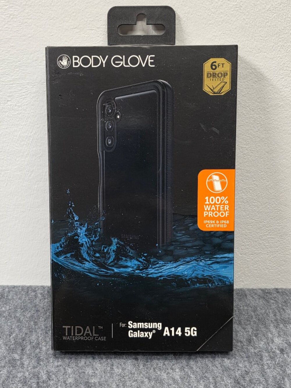 Samsung Galaxy A14 5G Body Glove Tidal Waterproof Case Black New